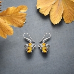 Amber Bee Earrings Amber Bee Earrings