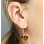 Amber Heart Earrings Amber Heart Earrings