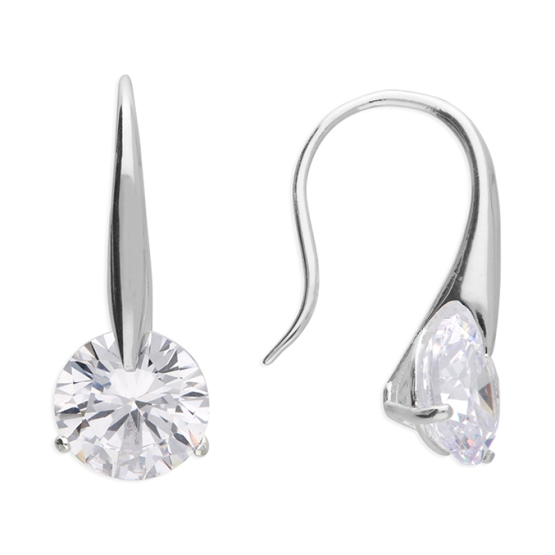 Cubic Zirconia Drop Earrings