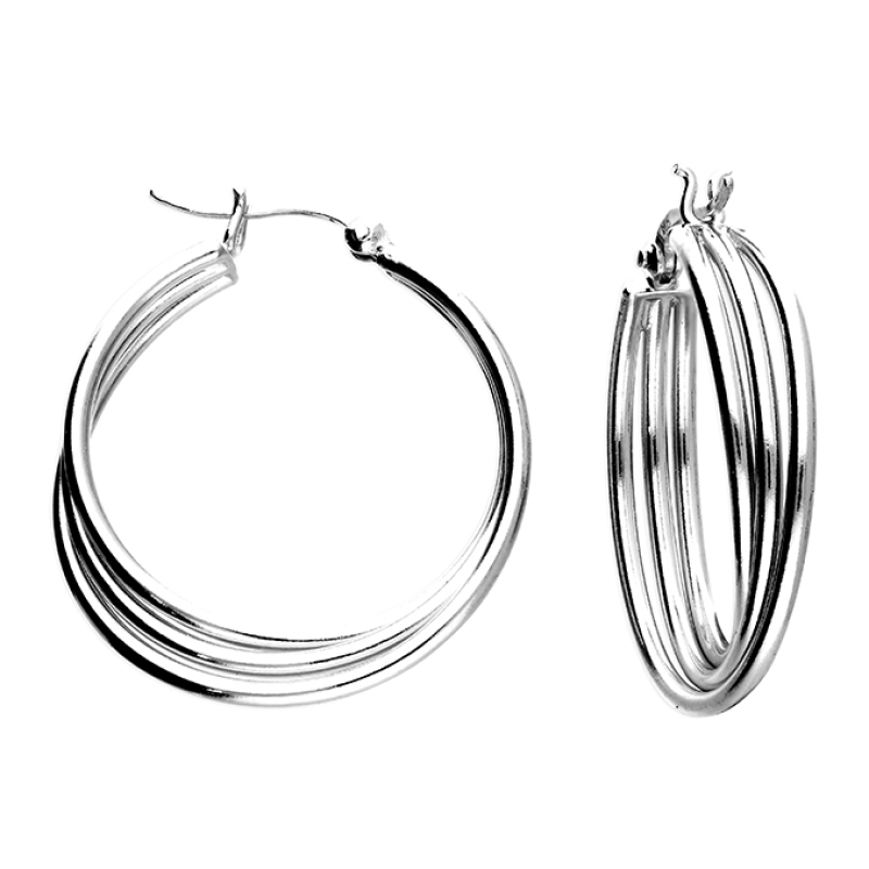Triple Twist Earrings