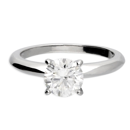 Moissanite Single Solitaire Ring