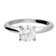 Moissanite single Solitaire Ring