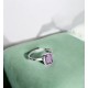 Amethyst rectangle ring