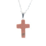 Stone Cross Pendant 2