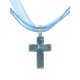 Stone cross pendant 1