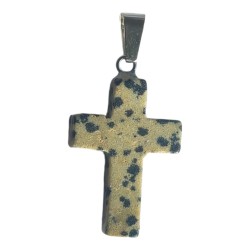 Stone cross pendant 9