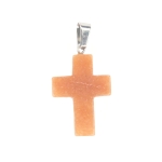 Stone Cross Pendant 6 Stone Cross Pendant 6