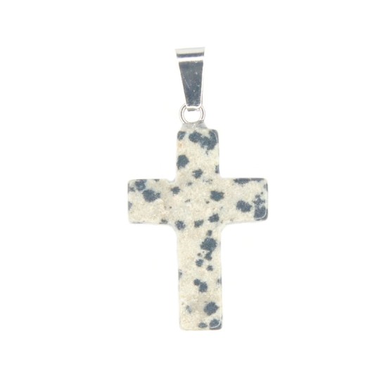 Stone cross pendant 9