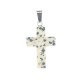 Stone cross pendant 9