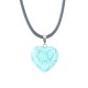 Stone heart pendant 16