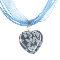 Stone heart pendant 11