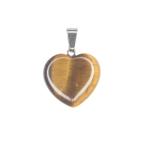 Stone heart pendant 1