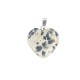 Stone heart pendant 11