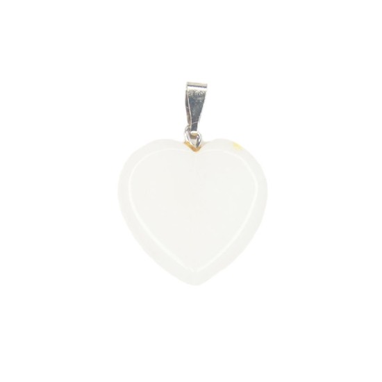 Stone heart pendant 16