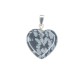 Stone heart pendant 17