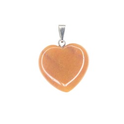 Stone heart pendant 18