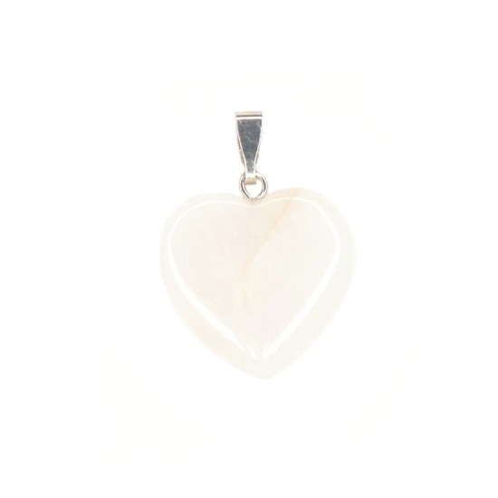 Stone heart pendant 22