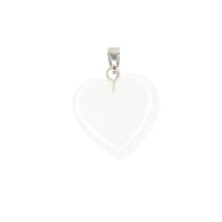 Stone heart pendant 24