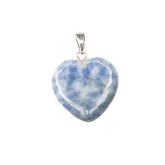 Stone heart pendant 27