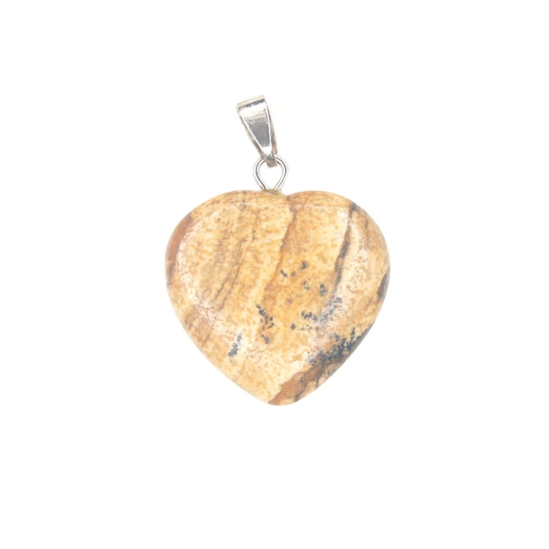 Stone Heart Pendant 3 Stone Heart Pendant 3