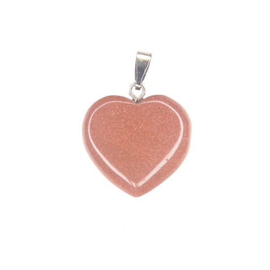 Stone heart pendant 30