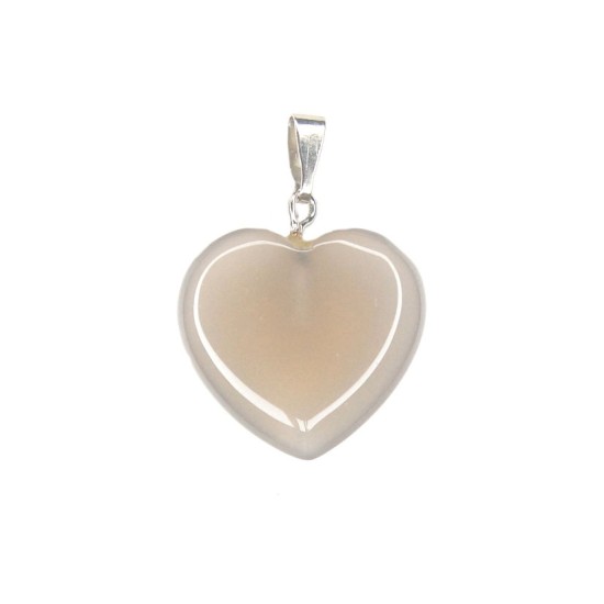 Stone heart pendant 31