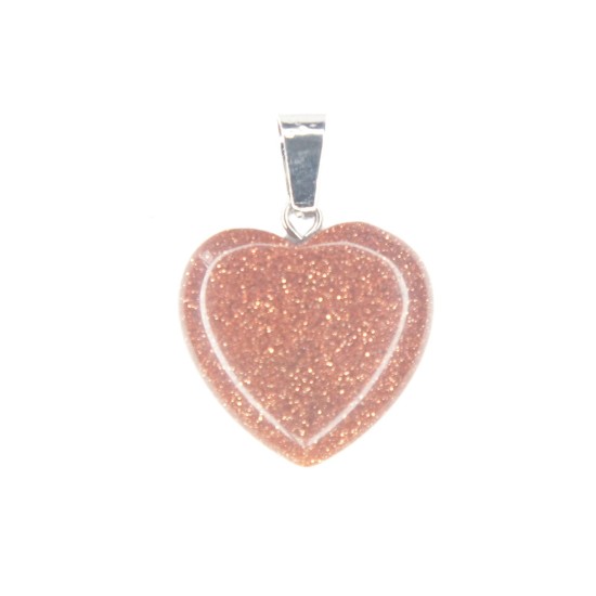 Stone heart pendant 39