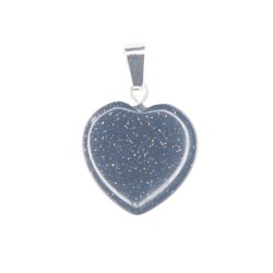 Stone heart pendant 41