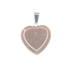 Stone heart pendant 44