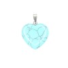 Stone heart pendant 5