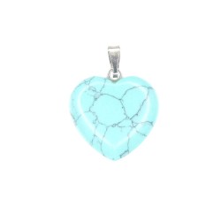 Stone heart pendant 5