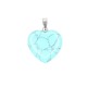 Stone heart pendant 5