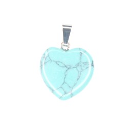 Stone heart pendant 55