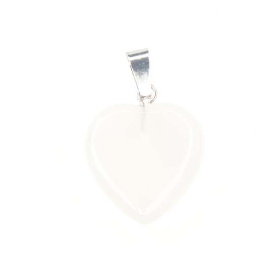 Stone heart pendant 56