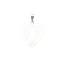 Stone heart pendant 58