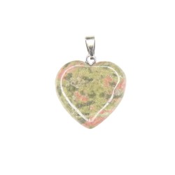 Stone heart pendant 6