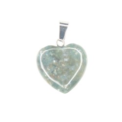 Stone heart pendant 61