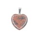 Stone heart pendant 68