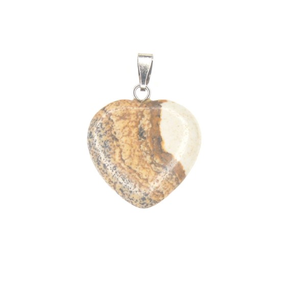 Stone heart pendant 9