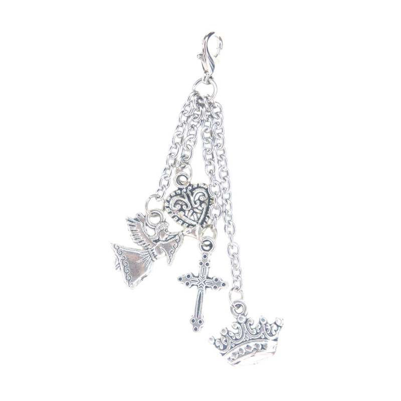 Cross And Angel Charm Dangle Cross And Angel Charm Dangle