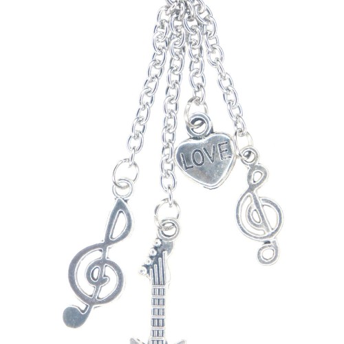 Music charm dangle
