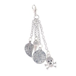 Skull charm dangle