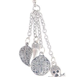 Skull charm dangle