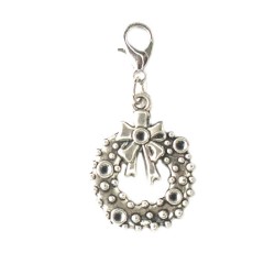 Christmas wreath tag