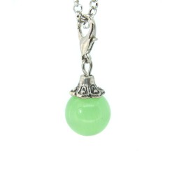 Mint green glass ball dangle