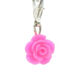 Dusky pink rose Dangle