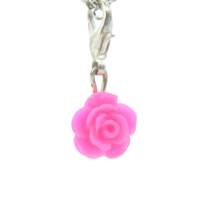 Dusky Pink Rose Dangle