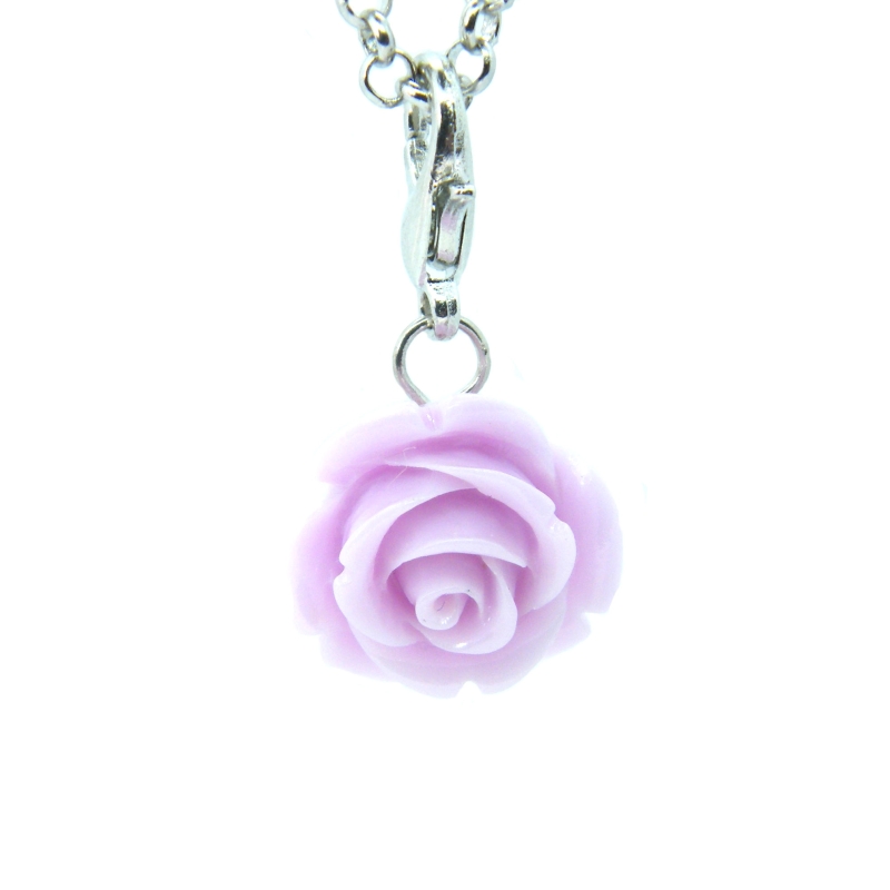 Lilac Rose Dangle
