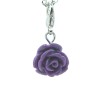 Purple rose dangle