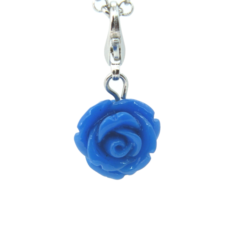 Blue Rose Dangle